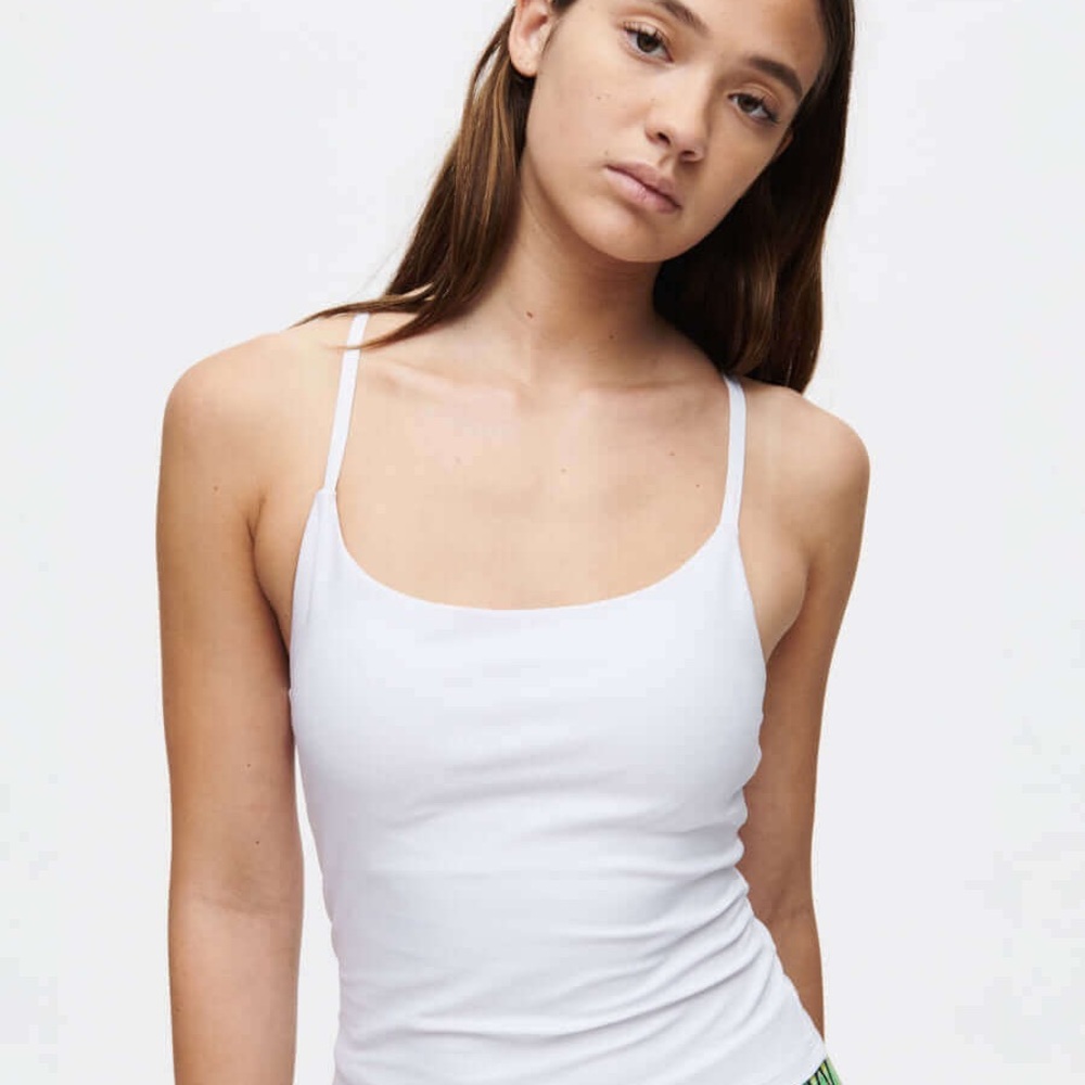 Outdoor Voices TechSweat Move Free White Tank